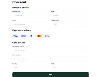 Illustration of a Click to Pay checkout experience