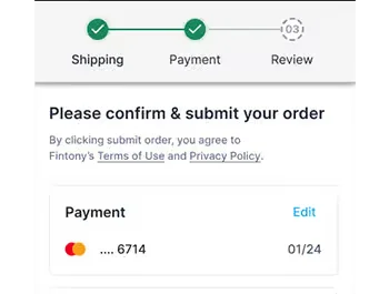 Illustration of an in-app mobile payment SDK