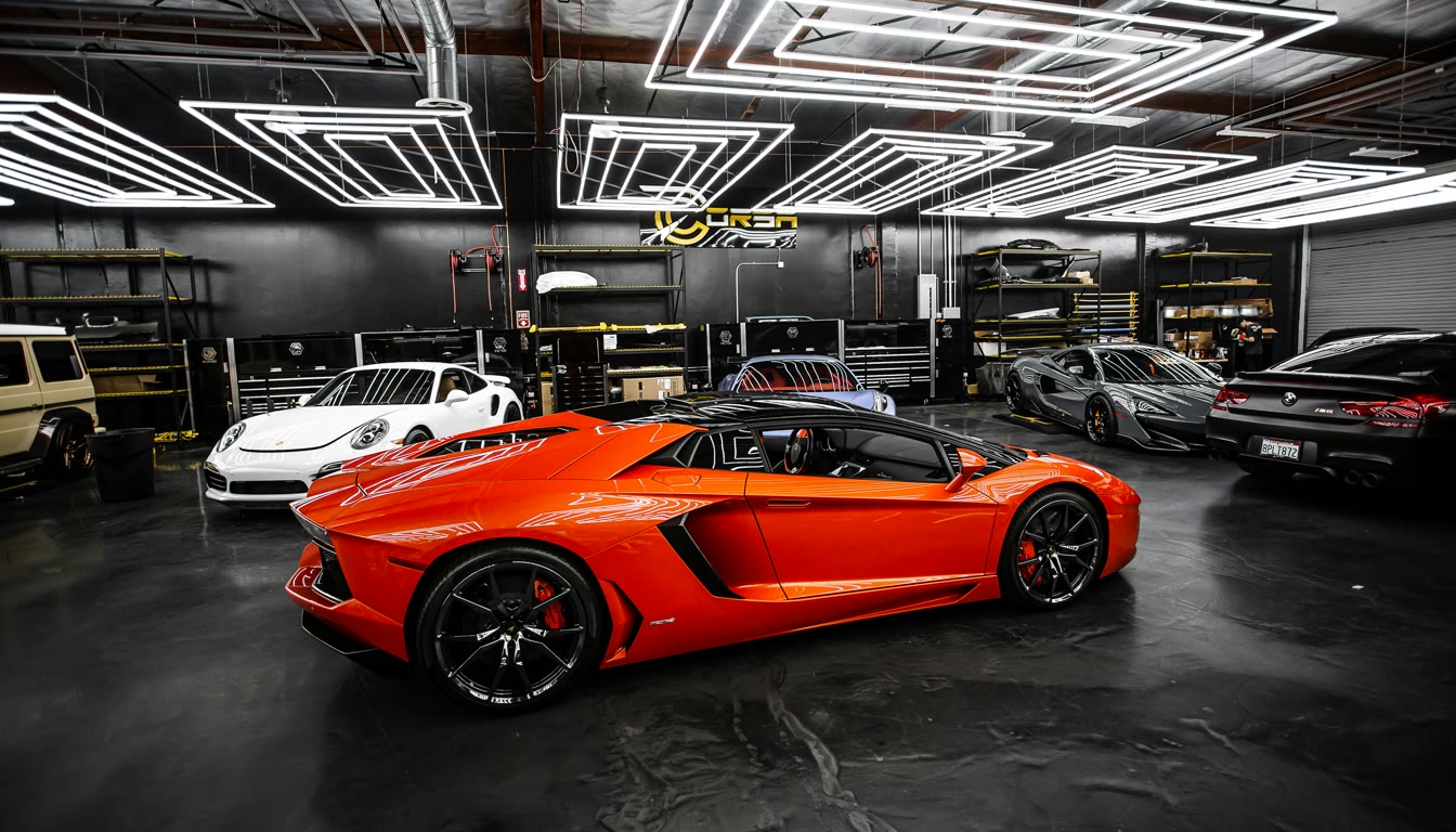 A luxury car prize, the kind a UK prize competition business gives away